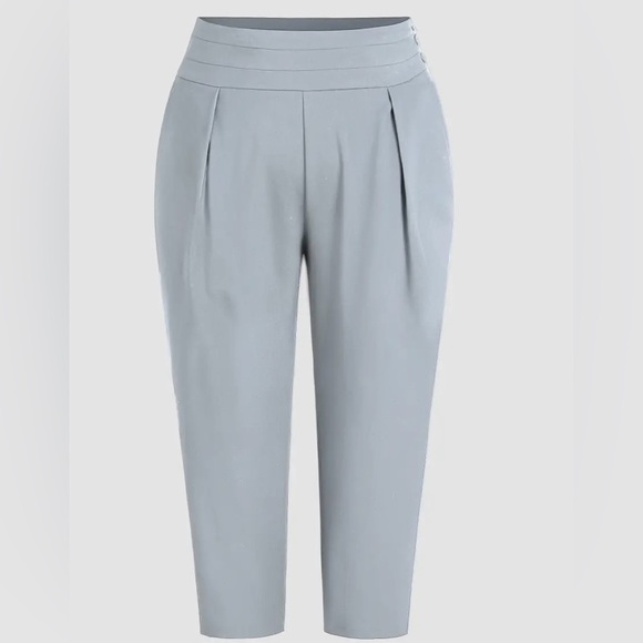 Cider brand high waisted tapered trouser pants, like new. - Picture 1 of 7